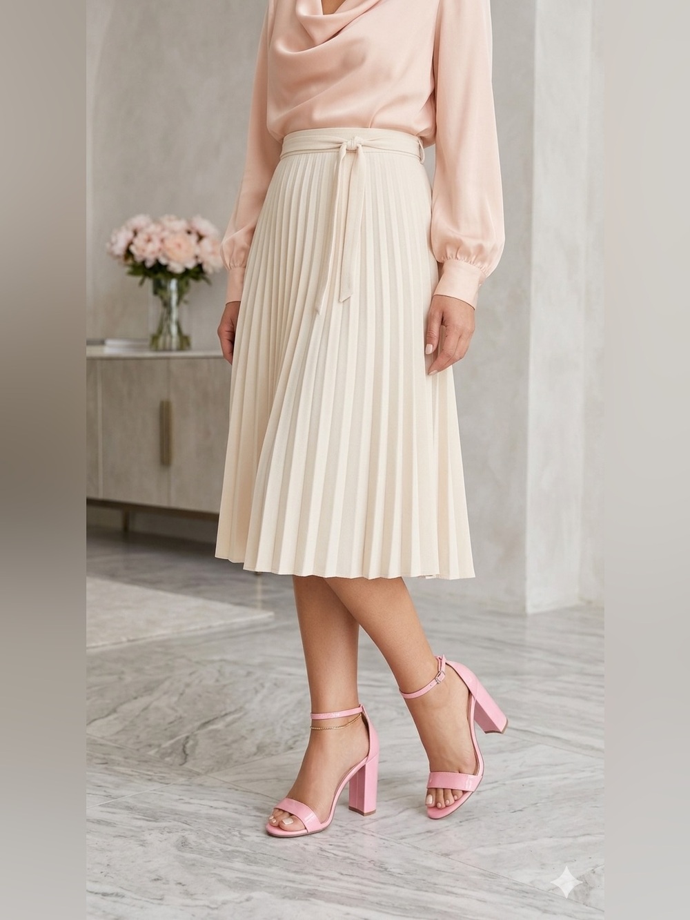 Wild Diva Lounge Pink Patent Ankle-Strap Block Heels - Picture 2 of 14